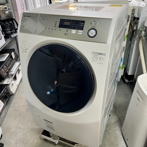 大特価』シャープ ドラム式洗濯機 10kg/6kg ES-H10C-WR ✨🔔在庫処分