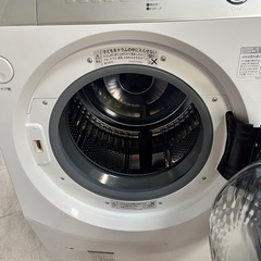 ✨🔔在庫処分🫧特別価格🔔✨ SHARP ES-H10D-WR 10Kドラム式洗濯機 2020年製の画像