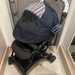 【コンビ】軽量ベビーカー（AB型兼用）スゴカルα 4キャス　エッグショックの画像