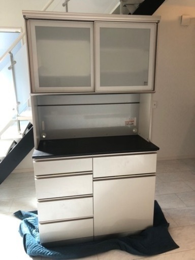 綾野製作所　AXベイシス　キッチンボード　食器棚　カップボード