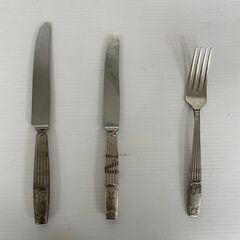 【LUCKY WOOD】 ラッキーウッド カトラリーセット ミート フォーク ナイフ 各10本 30本セットの画像