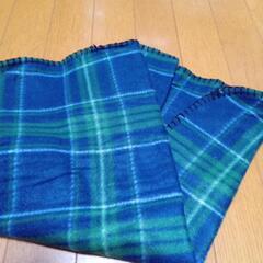 値下ひざ掛けグリーンの画像