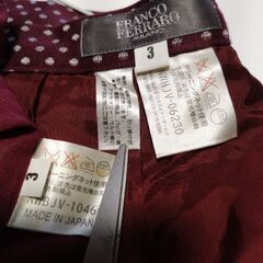FRANCO FERRARO ツーピース３号　ドット柄の画像