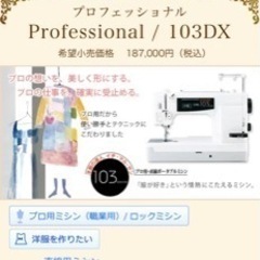 業務用ミシン シンガー103DXの画像