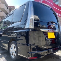 ガソリン代 節約☆S-HYBRID入りました‼️H25年式☆月々1.3万円〜分割払い可❗️車検2年付き！大人気☆ニッサン セレナ☆8人乗り☆SDナビ☆走行中DVD見れます☆TVも見れます♪ETC☆バックカメラ☆ドラレコ付きのフル装備☆両側電動スライドドア☆ウィンカーミラー☆フル装備☆事故修復歴無し☆車内広々三列シート‼️の画像