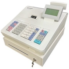 NO.1185【美品】SHARP シャープ 電子レジスタ XE-A207W-W レジスター