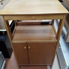 カリモク 電話台 中古品 