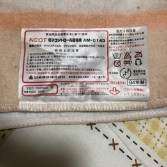 敷き電気毛布