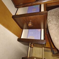 レトロ鏡台（椅子付き）差し上げますの画像