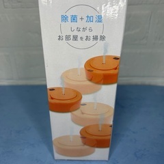 🍦新品未開封🍦加湿クリーナーロボ　除菌+加湿　ホワイトの画像