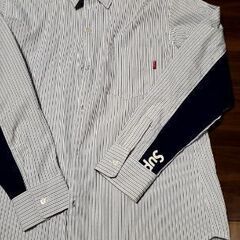 ストライプシャツ　Supreme/シュプリーム　Lサイズの画像