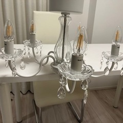 白いシャンデリア　FYRTIO フッティオ イケア IKEA/イケア FYRTIO シャンデリア 5アーム52cm