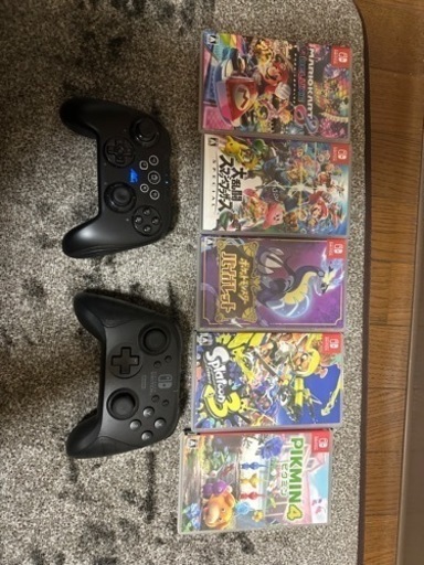 Nintendo Switch有機ELカセット×5ワイヤレスコントローラー×2