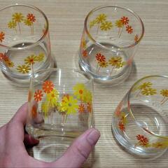 昭和★レトロ グラス ４個セットの画像