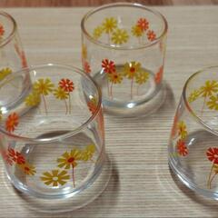 昭和★レトロ グラス ４個セットの画像