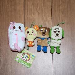 小さなワンワンのぬいぐるみ達