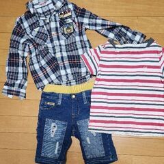 100cm klc シャツ　junk store パンツ　coe...
