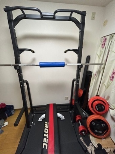 ハーフラック　ベンチ　バーベルセット