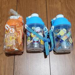 チップ&デールのみ！ストロー付き水筒の画像