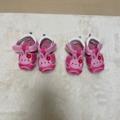 12cm 靴　サンダル　双子の画像