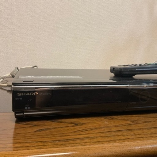 シャープ SHARP BD-HDW75 [ブルーレイレコーダー HDD500GB/Wチューナー ブルーレイ3Dディスク対応 AQUOS