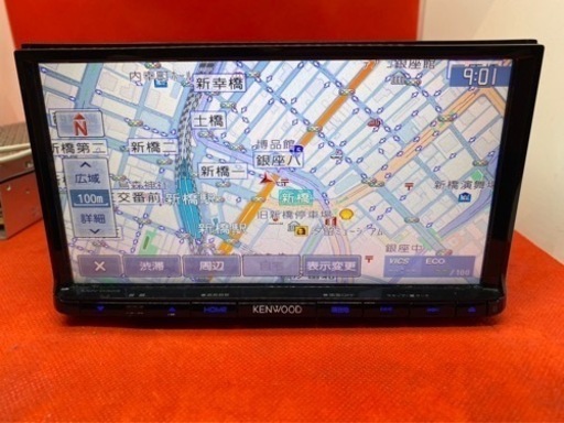 KENWOOD 2023年地図　MDV-D403 新品バックカメラ付フルセット　た7