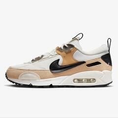 未使用◆NIKE W AIR MAX 90 FUTURA 24cm ベージュ系