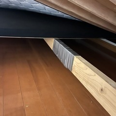 ベッド　ダブルサイズ　ポケットコイルの画像