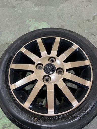 スズキ純正　14インチ　タイヤバリ山！！好きな色に塗装します