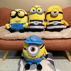 ミニオンぬいぐるみ4個セット