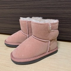 【新品未使用】menue（メヌエ） キッズ ベビー　ムートン　ブ...