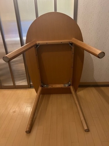 ダイニングテーブルセット　楕円丸型 希少 