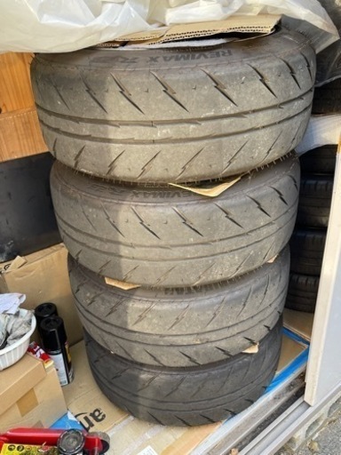 決まりました。ｽﾀﾝﾌﾏｼﾞｯｸ220 8J0 100&114.3(バリ山SHIBATIRE 185/55R15 TW380)