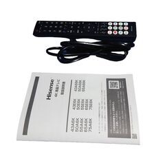ハイセンス 43V型 4Kチューナー内蔵 液晶割れ テレビ 43E6K 【ジャンク】の画像