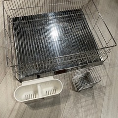 ステンレス　大型水切りラック　43×35×15cmの画像