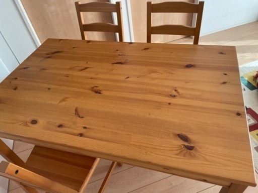 お渡しできました。IKEAダイニングテーブルセット