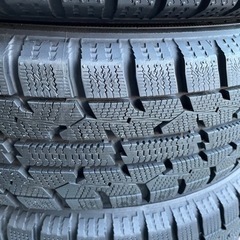 日産純正ホイール14インチ＋使用少スタッドレス155/65R14 保管袋付きの画像