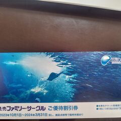 新江ノ島水族館　ご優待割引券