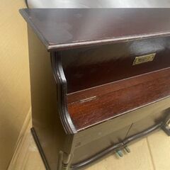 Musicale　小物収納箱　汚れ傷あり　幅41㎝　奥行18.5㎝　高さ32.5㎝　＃28080の画像