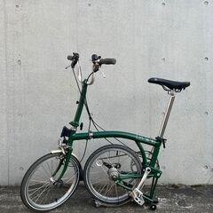 Brompton M3L BS6102-1 グリーン（輸行バッグ付き）