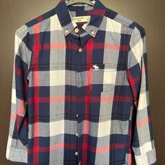 アバクロンビー　キッズ　ボタンダウン　チェックシャツ　7/8サイ...