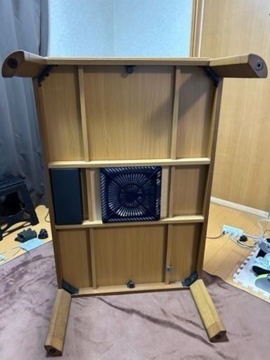 【値下げしました！】家具調コタツ 長方形120×80 ハロゲン600w 手元コントローラー