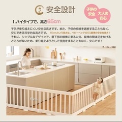 韓国　ベビーサークル　140✖️200cmの画像