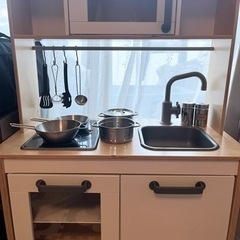 IKEA キッチンセット　おままごと　おもちゃ収納