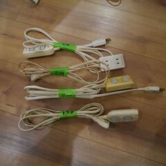 ３口　テーブルタップ　1.5-2m