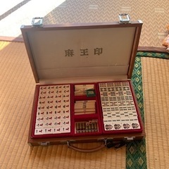 希少！ 麻王印 一索 5本羽デザイン♪ 背緑 No.146 麻雀