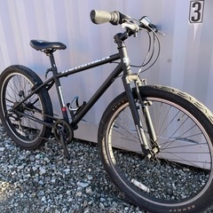 マウンテンバイクMTB 身長160-180cm ハマーブランド ブラック ファットバイク