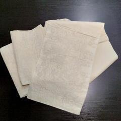 袋帯①　他1点計500円　刺繍　白　和装　着物　帯　和服