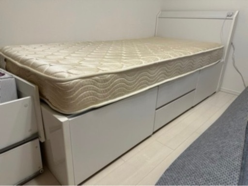 ニトリシングルベットフレーム&マットレスセット