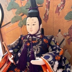 雛人形(ガラスケース入り・オルゴール付き)の画像